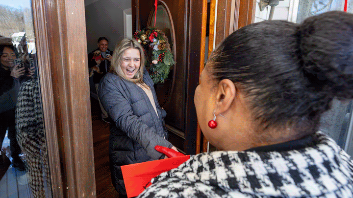 Gif of four images from the 2024 #NowATerp welcome